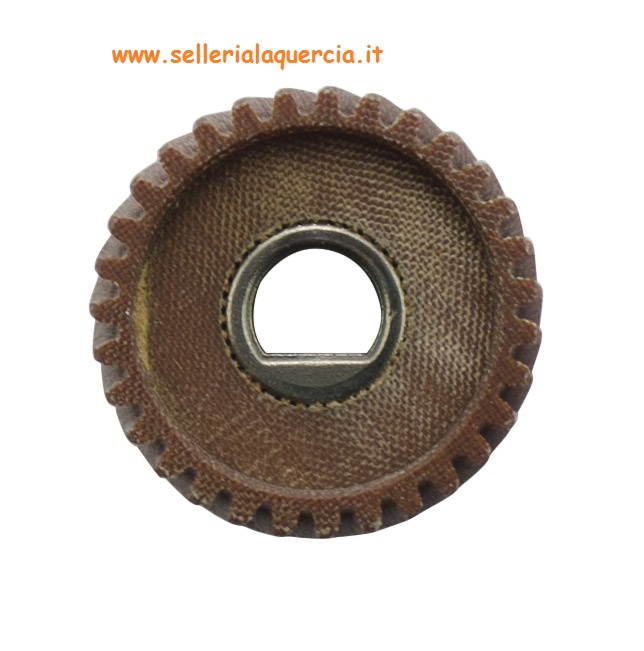Rotella Dentata Tipo B – 10 Denti X 8mm Foro – Acciaio Carbonio – Passo 1/4'' – Per Catena #25 – Con 2 Viti – Per Fresatrici E Trapani