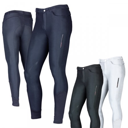 PANTALONI INDIGO BLU KNEE GRIP DA UOMO
