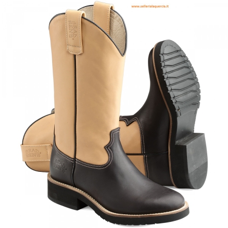 STIVALETTO BRAD REN'S BICOLORE