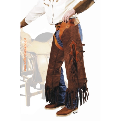 CHAPS IN PELLE MODELLO RODEO