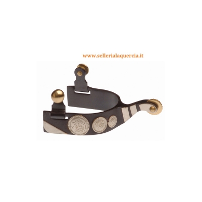 SPERONI WESTERN STRETTI BRUNITI BARBEWIRE POOL'S