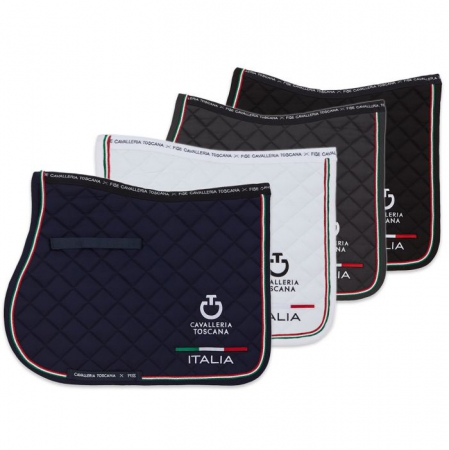 Circle Quilted Jumping Saddle Pad