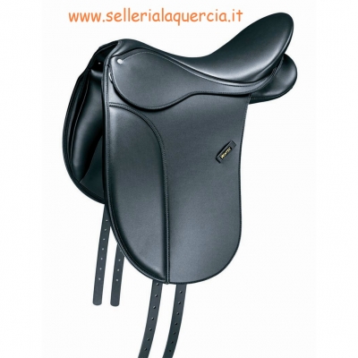 SELLA DRESSAGE PRO-LIGHT IN CUOIO DOPPIATO MODELLO DLX