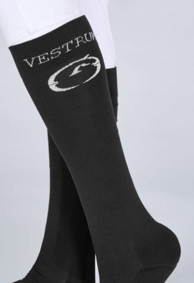 CALZA IN TESSUTO TECNICO E TRASPIRANTE CON LOGO EQUESTRO