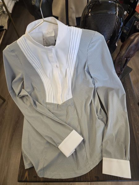 POLO DA CONCORSO BAMBINA EQUILINE GLICINE