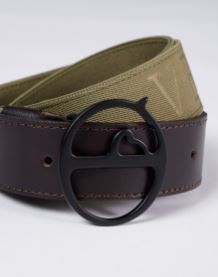 CINTURA IN CUOIO CON FILETTI E STRASS EQUESTRO