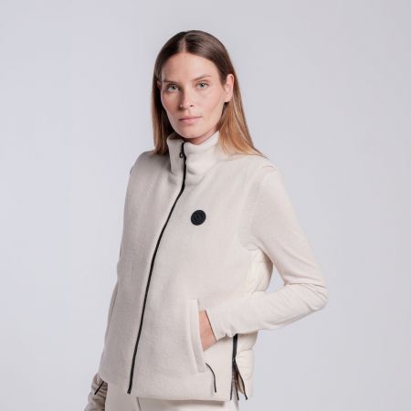 MAGLIA IN PILE TEDDY CON ZIP CAVALLERIA TOSCANA BEIGE