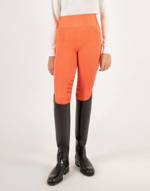 PANTALONI UNISEX CON GRIP AL GINOCCHIO CAVALLERIA