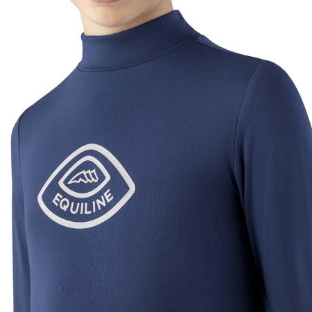 MAGLIA SECOND SKIN PETROLIO EQUILINE ultima M