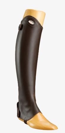 STIVALETTO DERBY IN PELLE MARRONE