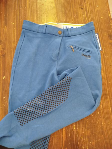 PANTALONE IN COTONE BLU