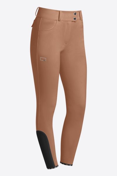 PANTALONE BIANCO COREFLEX VITA ALTA CON GRIP GINOCCHIO