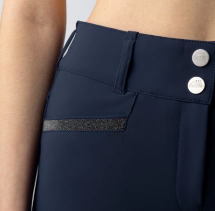 PANTALONE VITA ALTA KHAKI EQUILINE