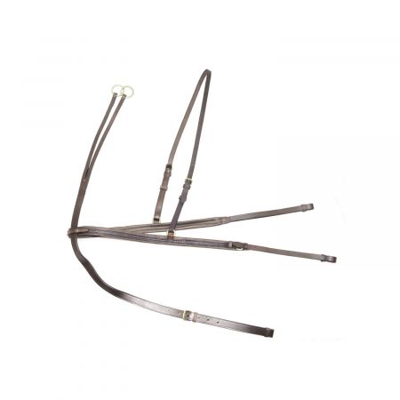 MARTINGALA A COLLARE CON CUCITURE ARGENTO EQUESTRO