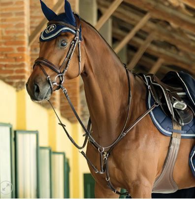 MARTINGALA A COLLARE IN CUOIO EQUESTRO