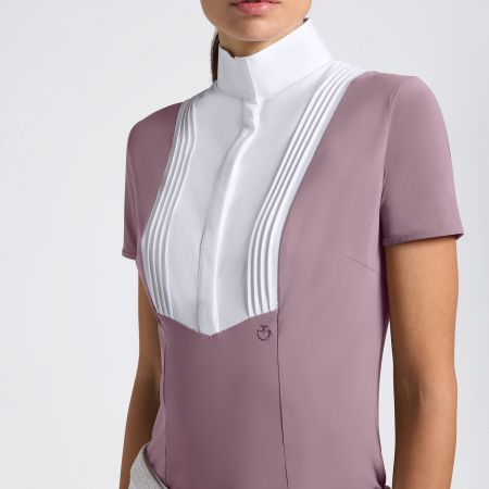POLO MANICA CORTA JACQUARD IN JERSEY