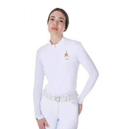 POLO EQUESTRO UOMO-BAMBINO IN TESSUTO TECNICO