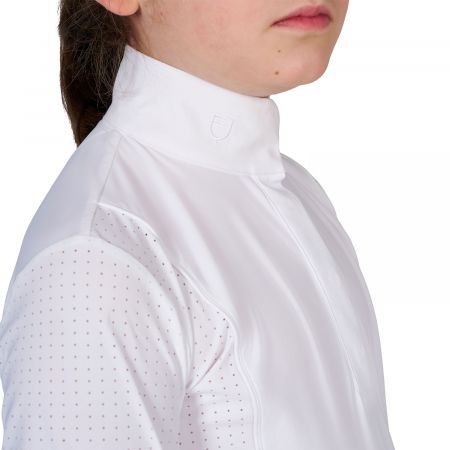 POLO CON STRASS ROSA EQUESTRO
