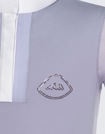 POLO COMPETIZONE JUNIOR CON STRASS EQUILINE