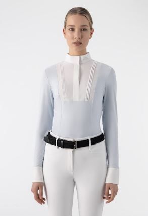 POLO ZARINA MANICA CORTA BIANCA