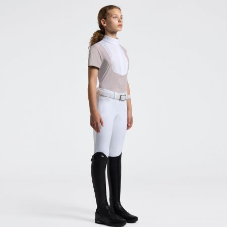 POLO ZARINA MANICA CORTA BIANCA