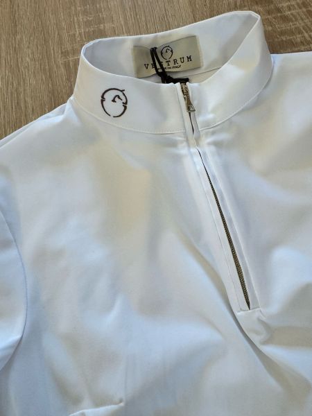 CAMICIA DONNA IN JERSEY TECNICO E BOTTONI NASCOSTI