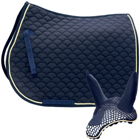 SOTTOSELLA CON CUFFIA LOGO PATCH IN SPUGNA
