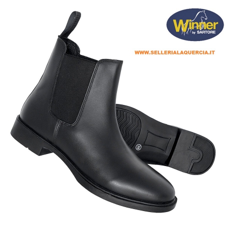 STIVALETTO IN PELLE LUSSUS ZIP POSTERIORE