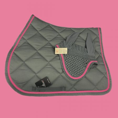 Circle Quilted Jumping Saddle Pad