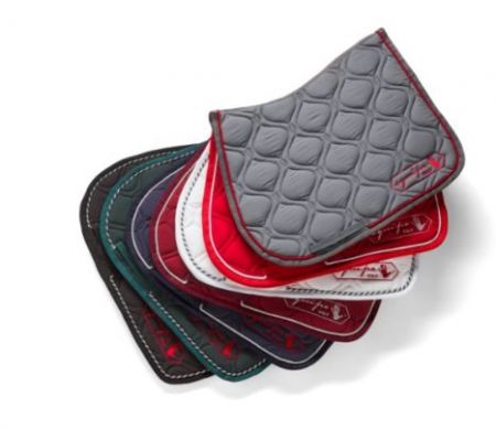 SOTTOSELLA EQUESTRO VERDE MILITARE CON CUFFIA IN COORDINATO