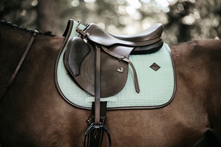 Jumping Saddle Pad With Vestrum Logo.