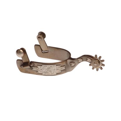 SPERONI WESTERN INOX A TRECCIA LAKOTA