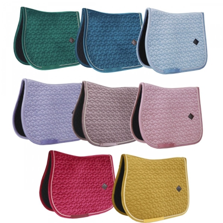 Circle Quilted Jumping Saddle Pad